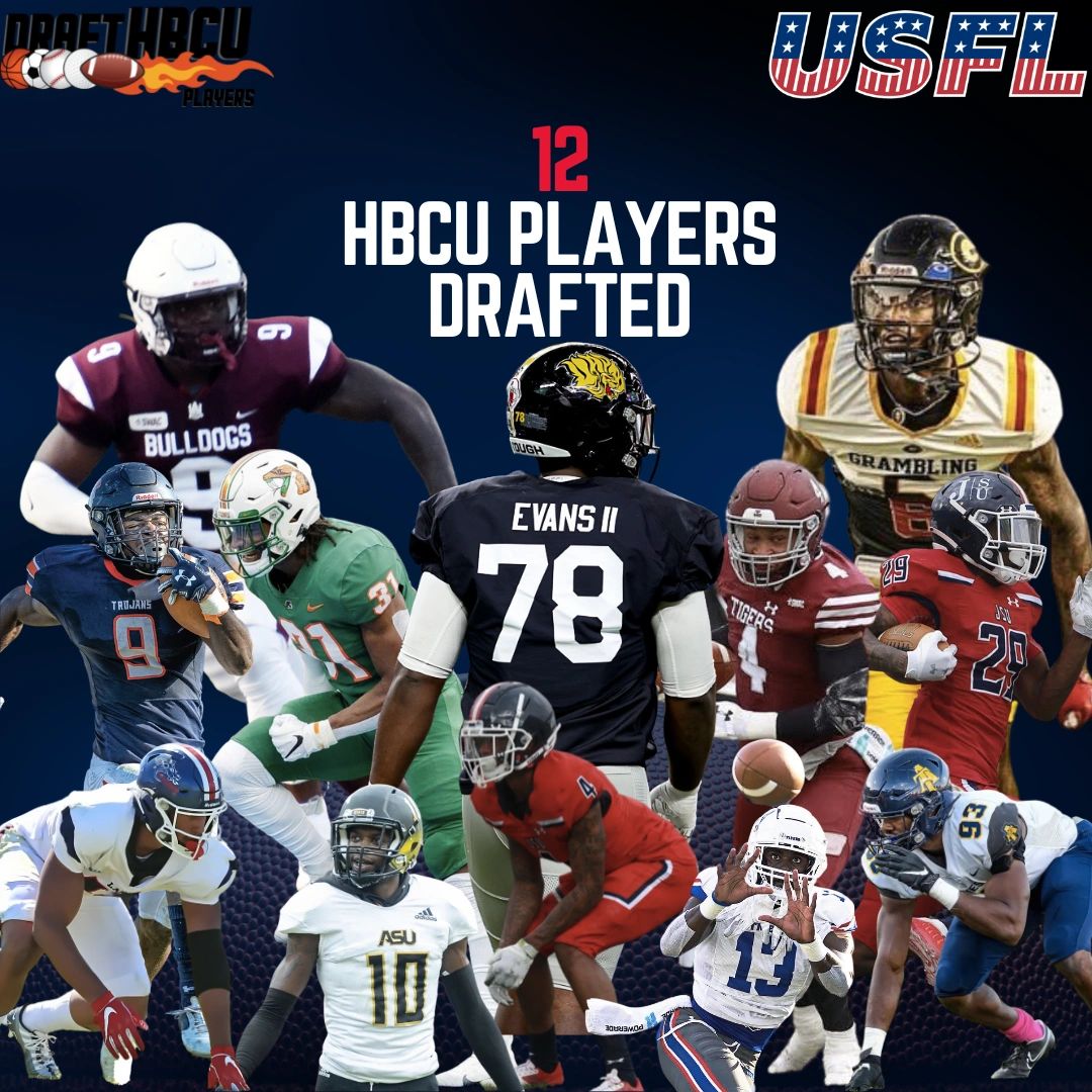 12 HBCU Players Drafted in the 2023 USFL Draft